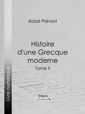 cover image of Histoire d'une Grecque moderne